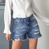 KanCan Jansen Ultra High Rise Boyfriend Shorts