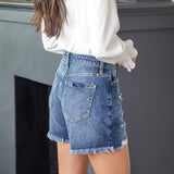 KanCan Jansen Ultra High Rise Boyfriend Shorts