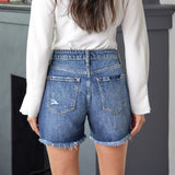 KanCan Jansen Ultra High Rise Boyfriend Shorts