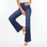 Kancan Dark Ultra High Slim Flare Jeans