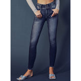KanCan Double Button Skinny High Rise