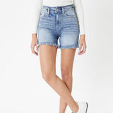 KanCan HIGH RISE DENIM SHORTS