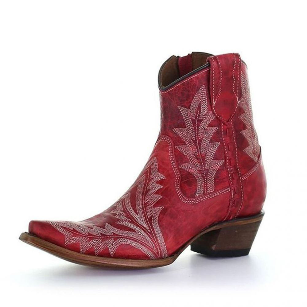 Corral Red Ankle Boot – Western Edge, Ltd.