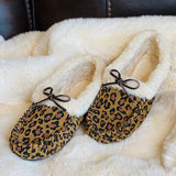Leopard Moccasin Slippers