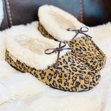 Leopard Moccasin Slippers