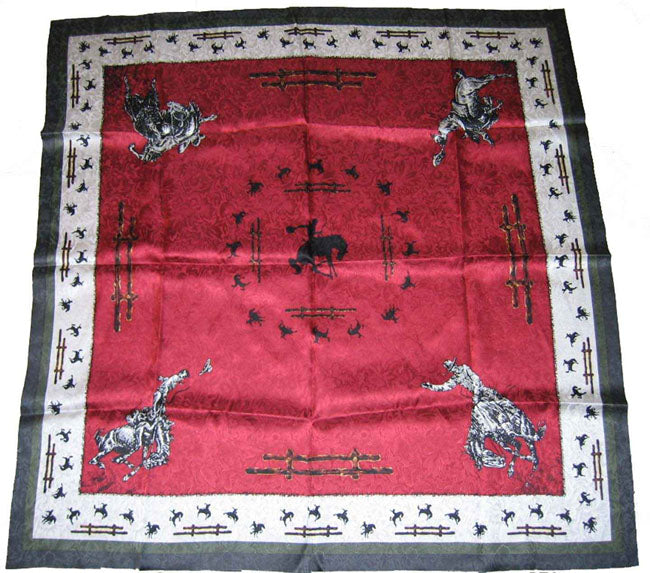 Wyoming Traders Limited Edition Burgundy Fences Wild Rag