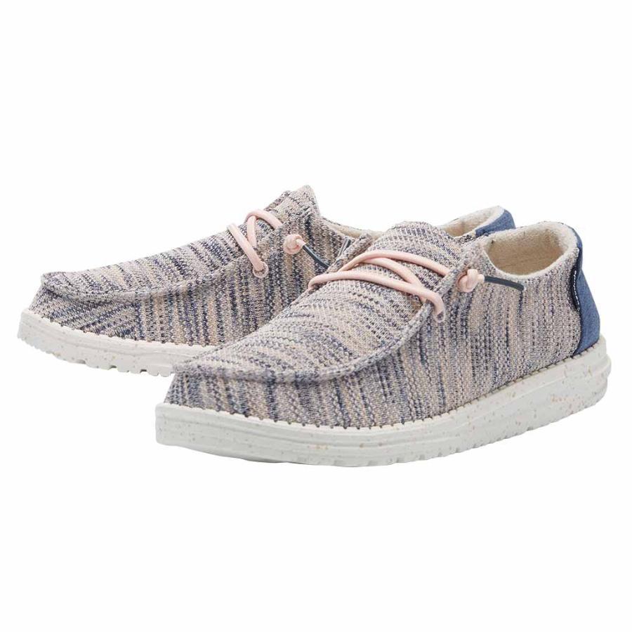 HOT Sox Glacier Grey Hey Dude Womens Wendy Sox Hey Dude