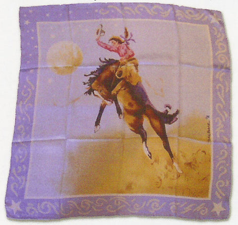 Wyoming Traders Limited Edition Teal Blake Blue Cowgirl Wild Rag