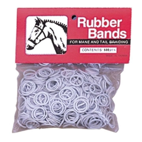 Weaver White Rubber Bands