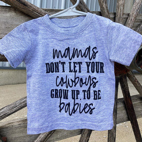 The Little Heifer Mama Don't Let Your Cowboys Kid Tee