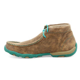 Twisted X Women's Brown and Turquoise Driving Moc