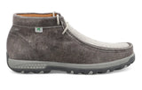 Twisted X Men's Grey Eco Cell Stretch Driving Moc