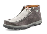 Twisted X Men's Grey Eco Cell Stretch Driving Moc