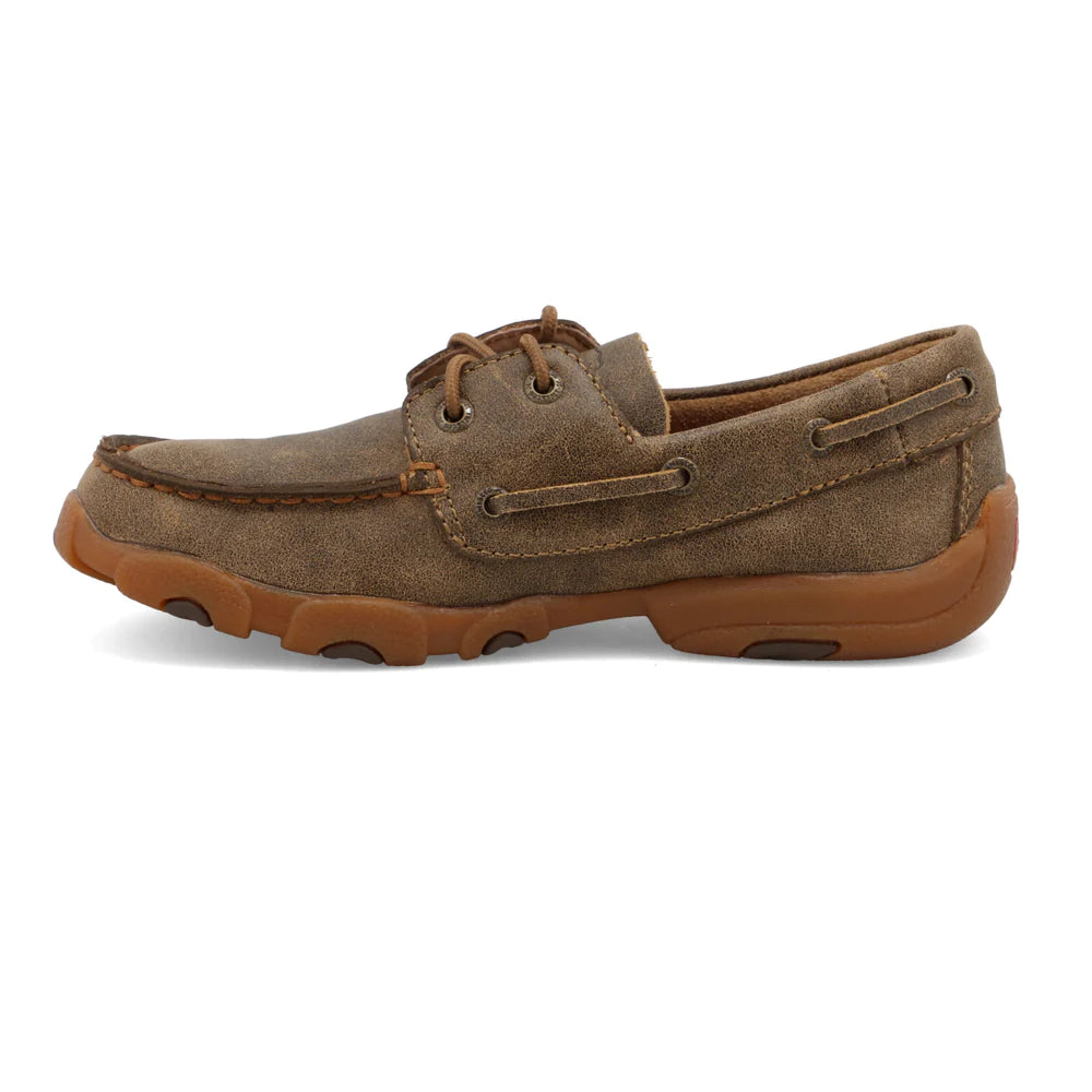 Twisted X Youth Bomber Casual Driving Moc Western Edge Ltd