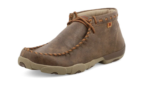 Twisted X Men's Chukka Driving Moc Taupe Twist