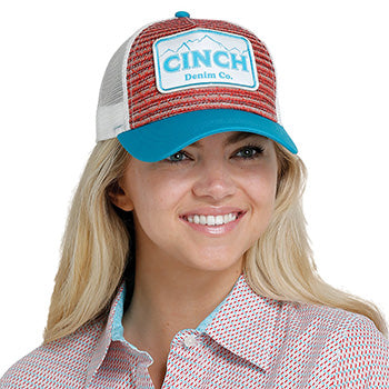 Women's Trucker Cap-Multi-Color Stripe