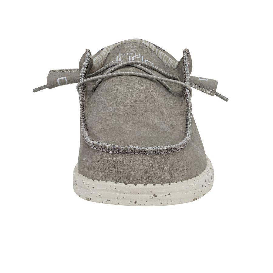 Hey Dude Men’s Shoes Size 10 Wally Recycled Leather silver Birch Hey Dude Wally Recycled Silver Birch main image 4