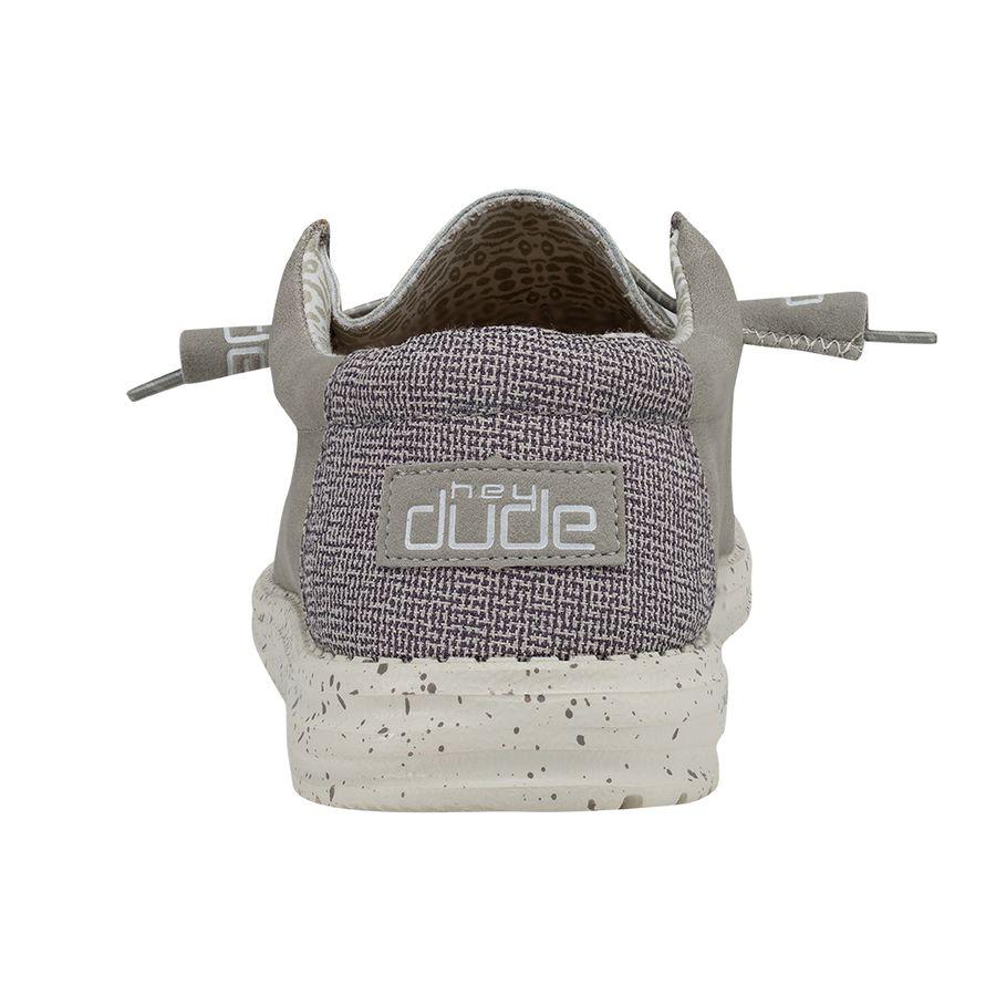 Hey Dude Men’s Shoes Size 10 Wally Recycled Leather silver Birch Hey Dude Wally Recycled Silver Birch main image 3