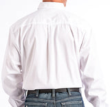 Cinch Men's Solid White Western Shirt