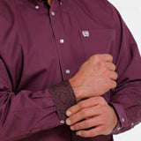 Cinch Men's Purple Shirt
