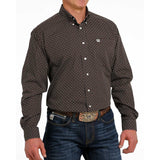 Cinch Men's Brown Geometric Shirt