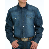 Cinch Men's Denim Snap Shirt