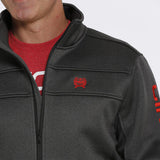 Cinch Charcoal and Red Jacket