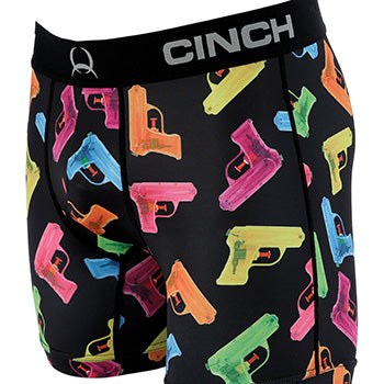 Men's Squirt Gun Print 6" Boxer Brief