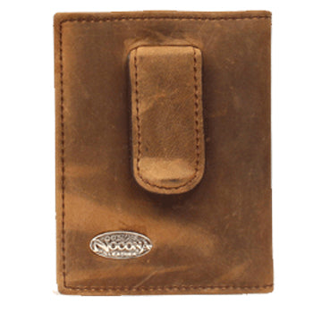 Nocona Brown Front Money Clip