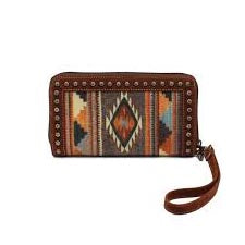 Blazin Roxx Aztec Zip Clutch Wallet