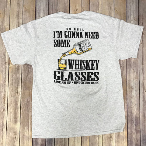 Whiskey Glasses Tee