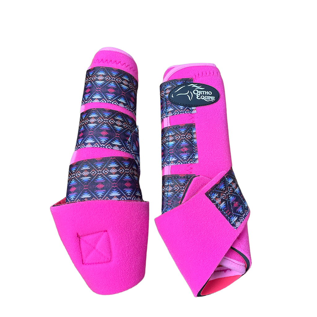 Ortho Equine Hot Pink & Pendleton Complete Comfort Boot