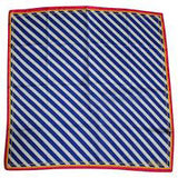 Whipin Wild Rags Blue White Stripe Wild Rag