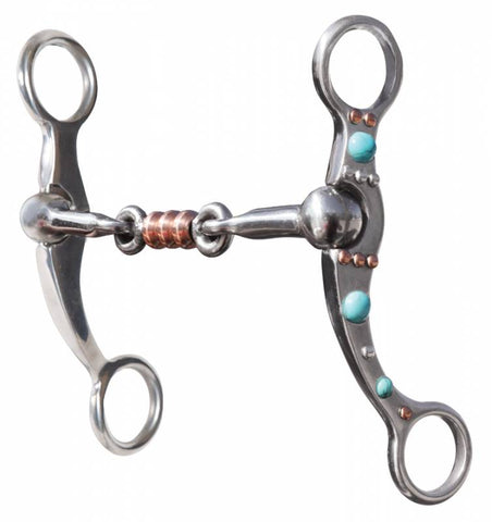 Professionals Choice TURQUOISE DOT SHANK - DOG BONE ROLLER