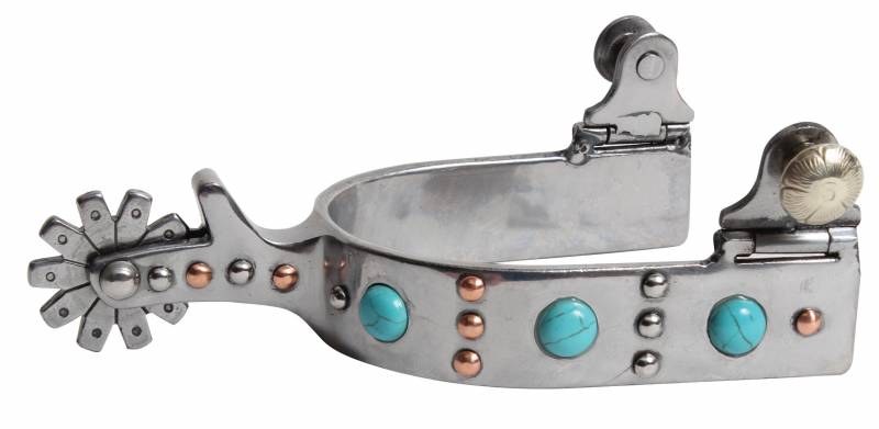 Professional's Choice Ladies TURQUOISE DOT SPUR
