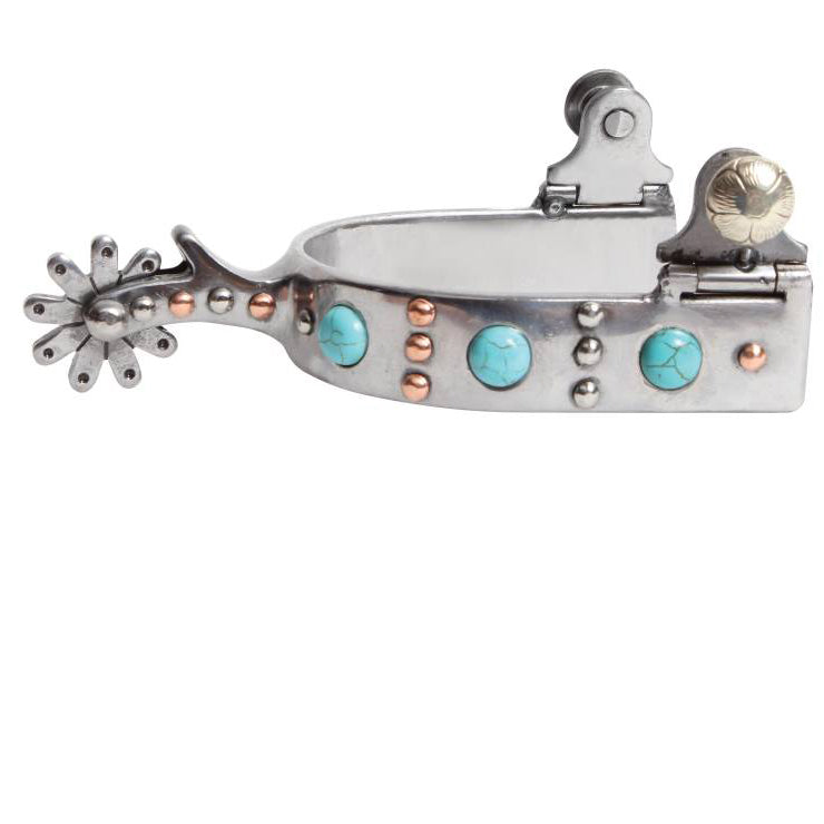 Professionals Choice TURQUOISE DOT SPUR-LADIES/YOUTH