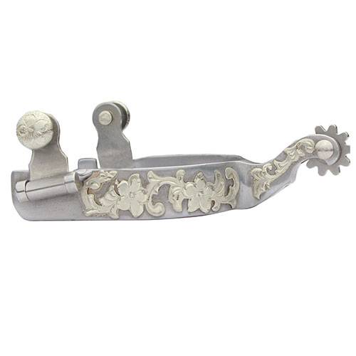Professional's Choice FLORAL SHANK SPUR - 10 PT. ROWEL