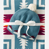 Pendelton Knit Baby Blanket and Beanie Gift Set