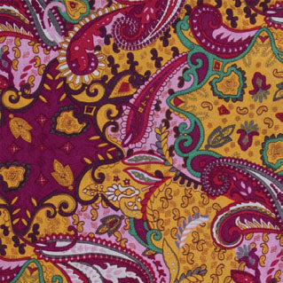 Wyoming Traders Paisley Lemon Berry Wild Rag