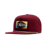 Lane Frost Brand Maroon "Poncho" Cap