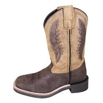 Smoky Mountain Kid's Brown and Tan Ranger Boots