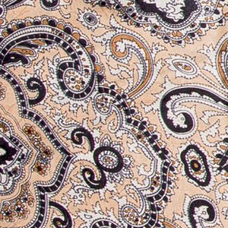 Wyoming Traders Tan Paisley Wild Rag