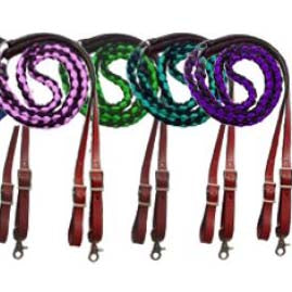 8ft Nylon Braided Roping Reins