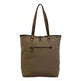 Yellow Patchy Cotton Rug Tote Bag