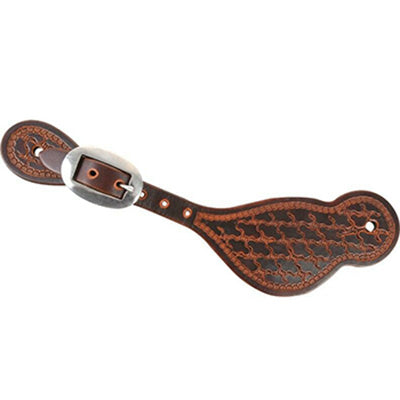 Twisted Wire Tooled Spur Strap