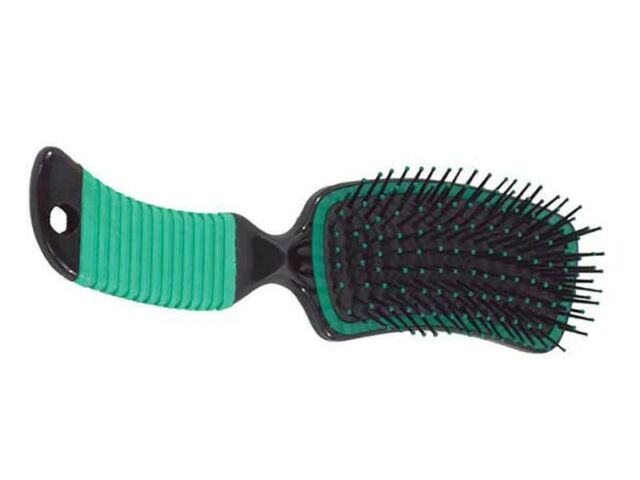 Partrade Curved Mane Brush - Teal