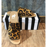 Leopard Slide Sandal