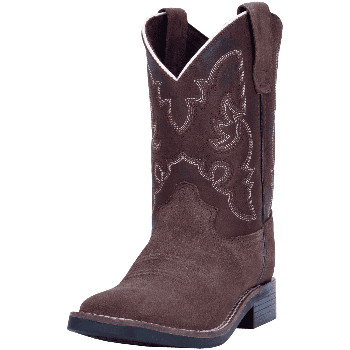 Dan Post Kids Brown Suede Boot