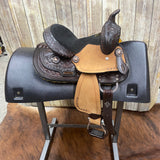 Shiloh Youth Dark Oiled 10" Saddle
