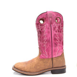 Smoky Mountain Girl's Pink Cowboy Boots